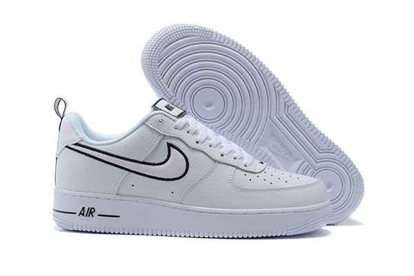 Women's Air Force 1 Low Top White Shoes 094
